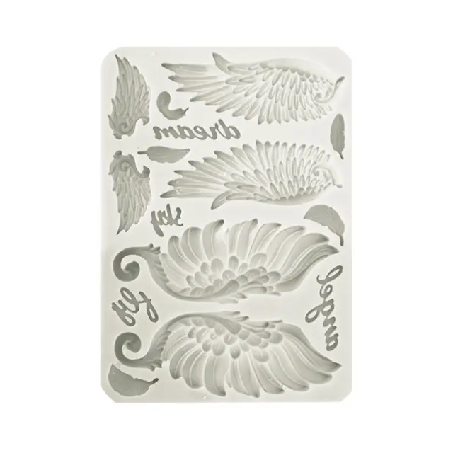 Καλούπι σιλικόνης A5, 15×21cm, Stamperia, Wings