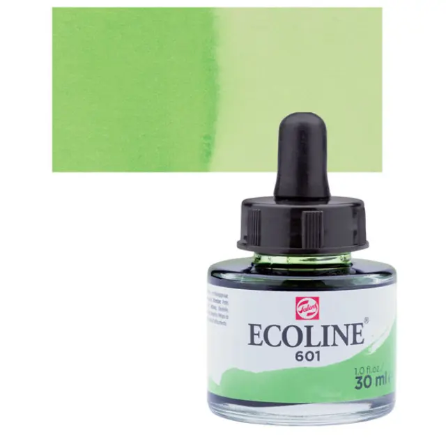 Μελάνι Talens Ecoline - 601 Light Green - 30ml