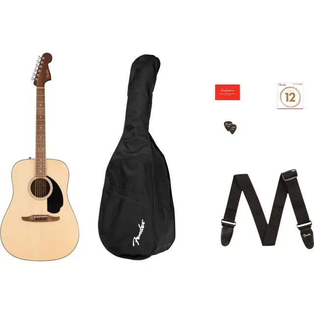 Fender California Standard Redondo Πακέτο Ακουστικής Κιθάρας Natural