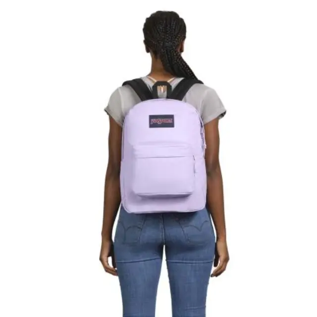 JanSport SuperBreak One Backpack Unisex Σακίδιο Πλάτης Υφασμάτινο - Pastel Lilac EK0A5BAGW30 3