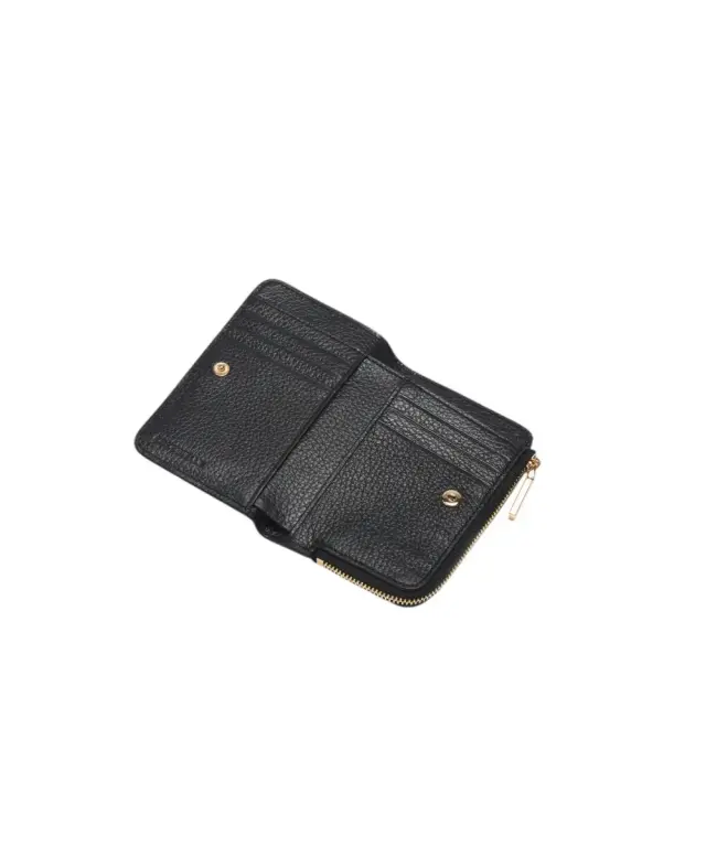 Coccinelle - Γυναικείο Πορτοφόλι Metallic Soft Small E2MW511D101-001 Μαύρο 2
