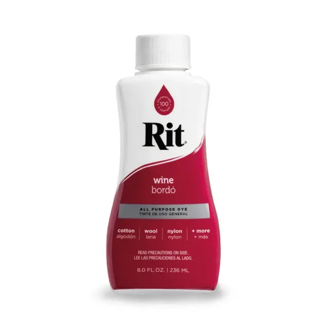 RIT DYE Liquid All-Purpose Βαφή Υφασμάτων – Wine 236ml