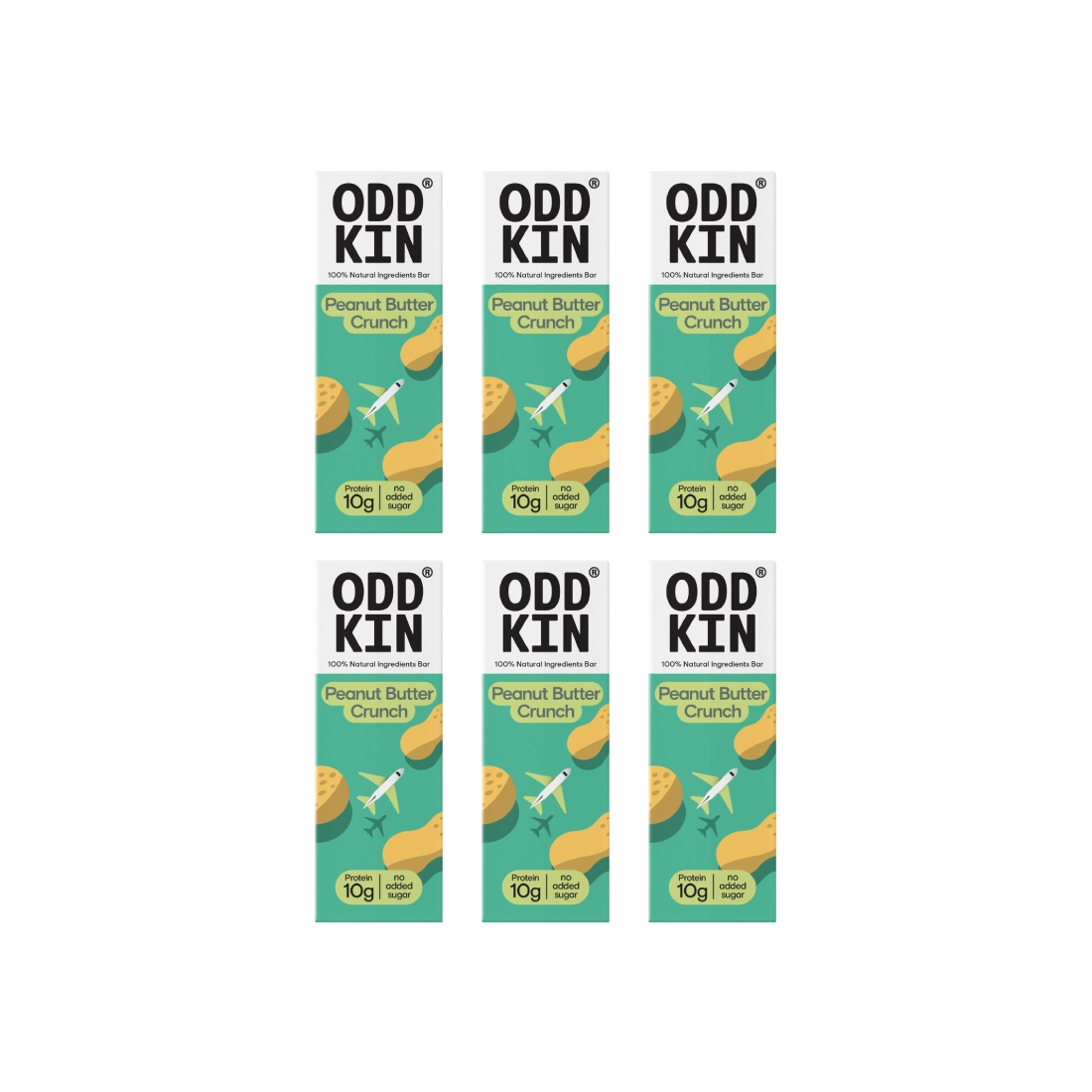 Μπάρα Πρωτεΐνης Μπακλαβά Pistachio • Oddkin • Combo 6 τμχ