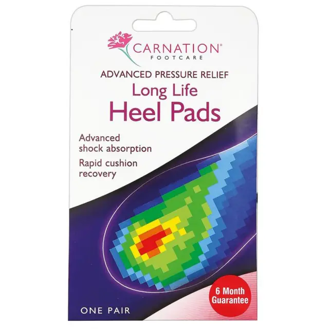 Carnation Heel Pads1pair