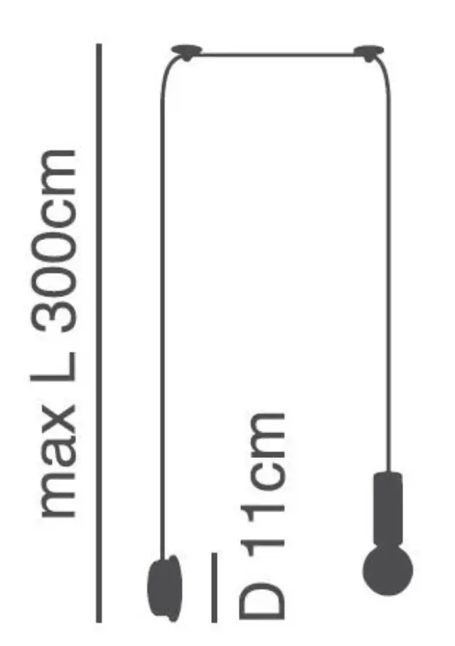 Απλίκα Τοίχου Adept Tube Νίκελ Ματ 20x11x300εκ. 2
