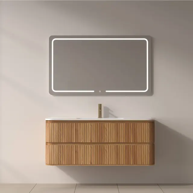 Βάση Επίπλου Μπάνιου NORDIC 100 με 2 Συρτάρια A2391 Acacia 990x460x495mm KARAG
