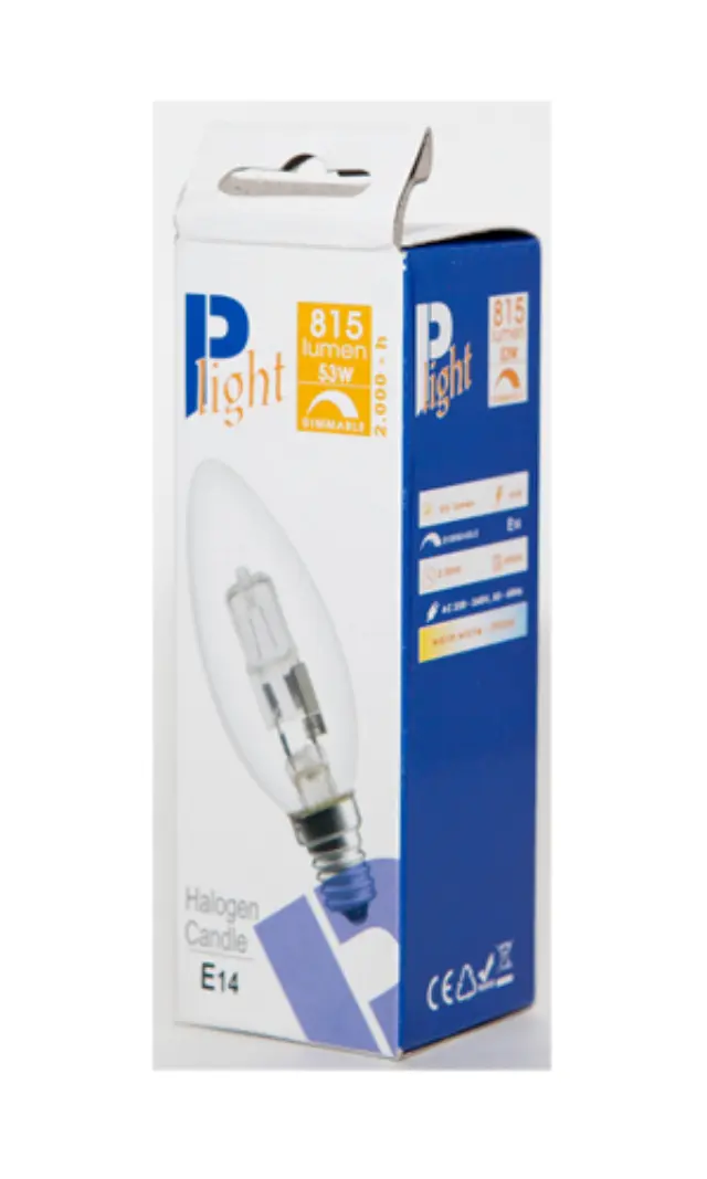 Halogen Λάμπα Eco Kερί E14/52W