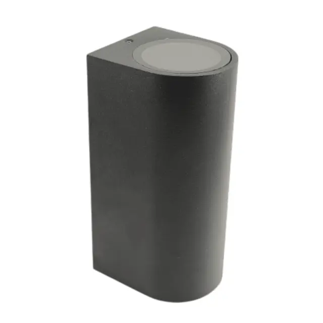 ΦΩΤΙΣΤΙΚΟ TOIXOY ΣΤΡΟΓΓΥΛΟ ΜΑΥΡΟ ΧΡΩΜΑ 25W RH-06035