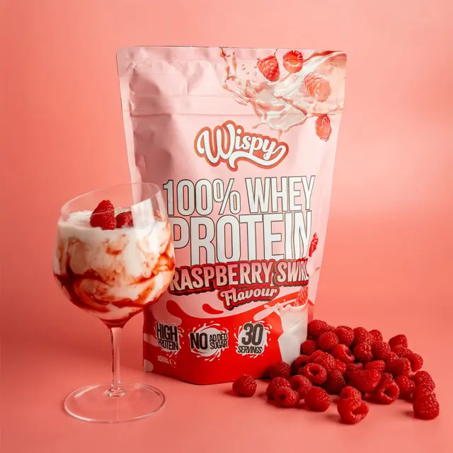 Wispy Whey Protein Raspberry Swirl, 1000 g 3