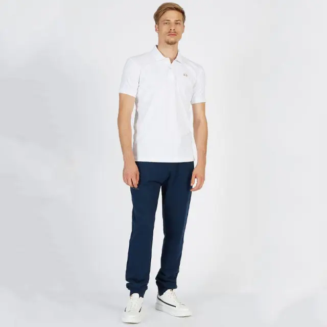 La Martina - Ανδρικό T-Shirt Polo CCMP02-PK001-00001 Λευκό - 3XL 3