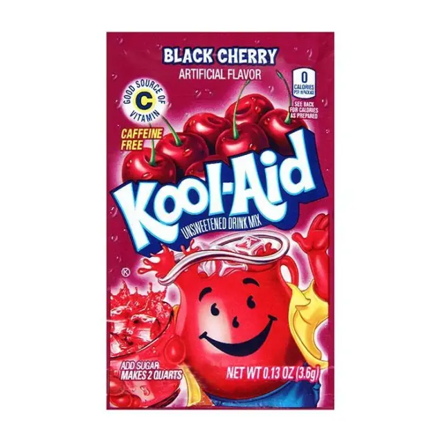 Kraft Kool-Aid Drink Mix Powder Black Cherry 3.6gr