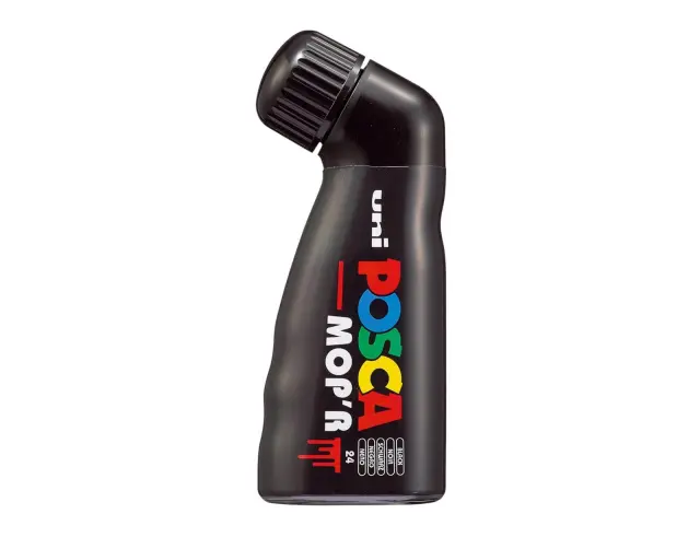 Μαρκαδόρος Σχεδίου Uni Posca Mop'r PCM-22 με πάχος μύτης 3.0-19.0mm - BlackPCM-22 - MAYPO