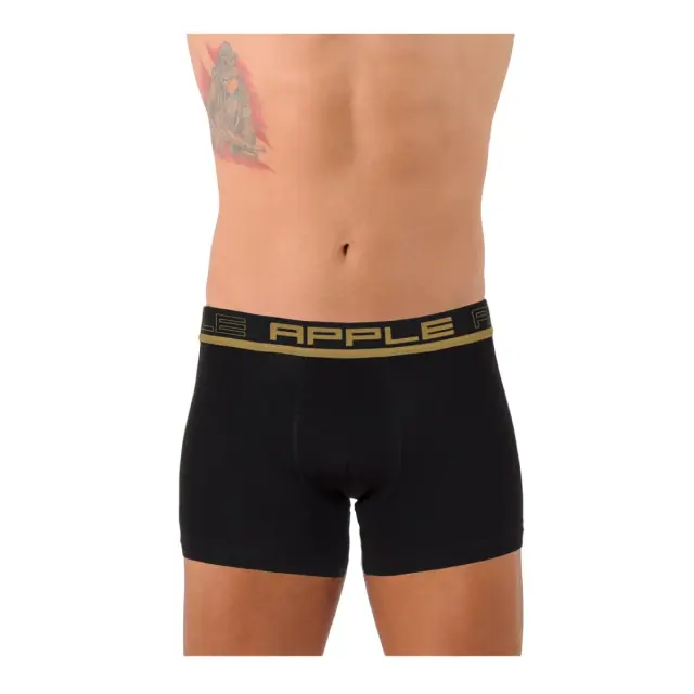 Apple Ανδρικό Boxer Regular Logo, Χρώμα Χρυσό