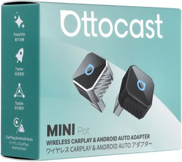 Ottocast® Mini Cube 3.0 Αντάπτορας Carplay & Android Auto Αυτοκινήτου 2
