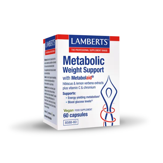 Lamberts Metabolic Weight Support Συμπλήρωμα για την Υποστήριξη του Μεταβολισμού 60 κάψουλες
