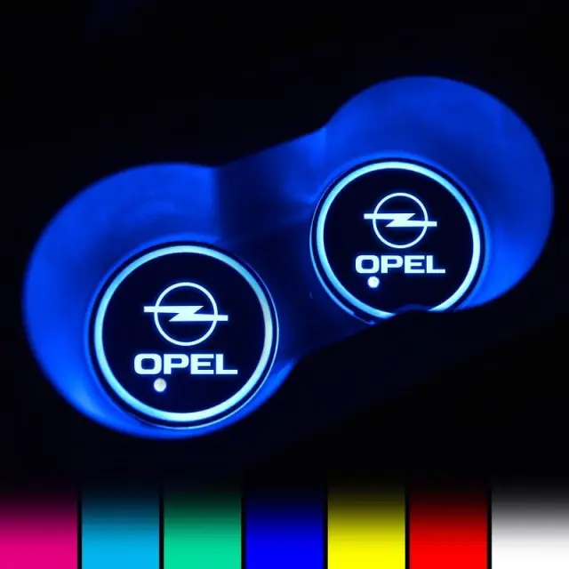 Φωτάκι Led Ποτηροθήκης Opel με 7 χρώματα – 1τμχ OEM
