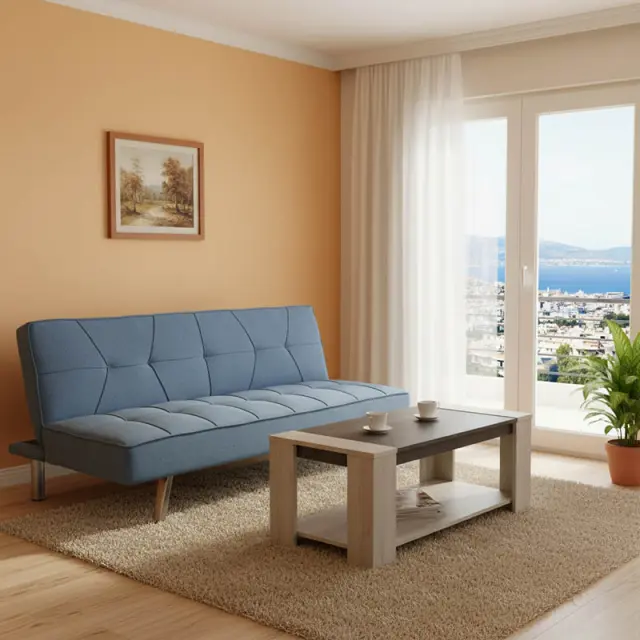 Φοιτητικό πακέτο επίπλων σαλονιού Atmos pakoworld σετ 2τεμ