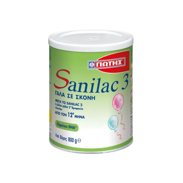 Γιώτης Sanilac 3 Γάλα σε Σκόνη 12m+ 800g