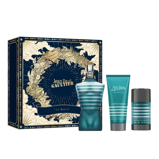 Jean Paul Gaultier Le Male Ανδρικό Αρωματικό Σετ: Eau De Toilette Spray 125ml & Shower Gel 75ml & Deodorant Spray 150ml
