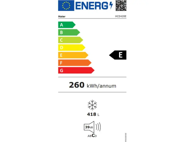 Καταψύκτης Μπαούλο Haier HCE420E με χωρητικότητα 418L και ενεργειακή κλάση E HCE420E 2