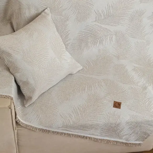 Ριχτάρι Βαμβακερό Διθέσιο Phoenix Ανθρακί 180 x 250 cm Ανθρακί 180 x 250 cm 3