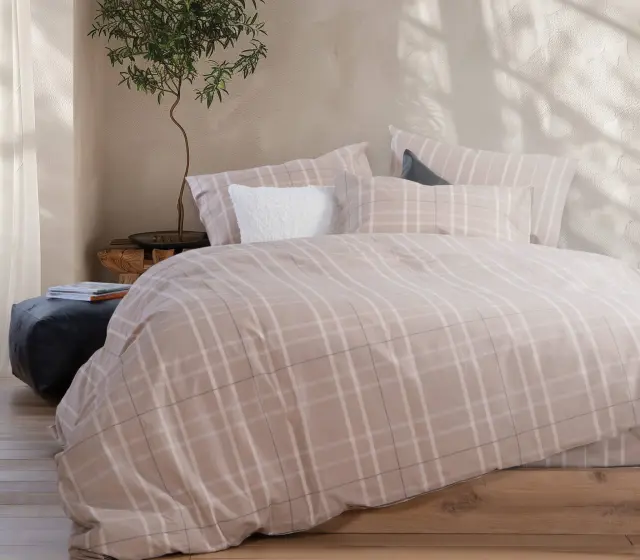 ΣΕΤ ΣΕΝΤΟΝΙΑ ΔΙΠΛΑ HIGHLAR 200Χ270 NEF-NEF HOMEWARE OLIVE
