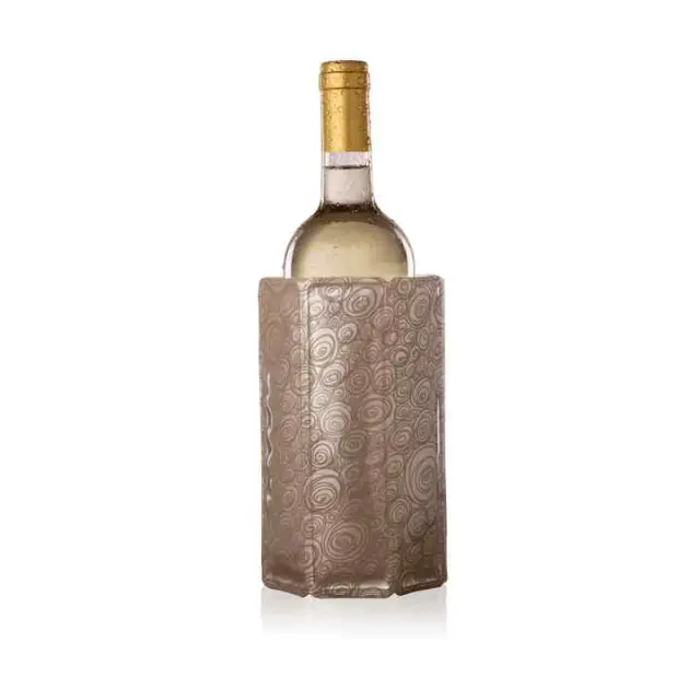 Vacu Vin Active Cooler Wine Platinum Παγοκυψέλη για Μπουκάλια Συνθετική 14cm
