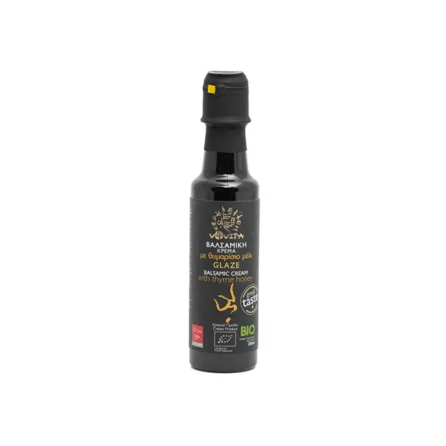 Βιολογική Βαλσαμική Κρέμα (Glaze) με Θυμαρίσιο Μέλι