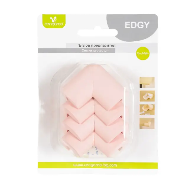 Προστατευτικά Γωνιών 4τμχ Edgy Cangaroo Pink 3800146270421