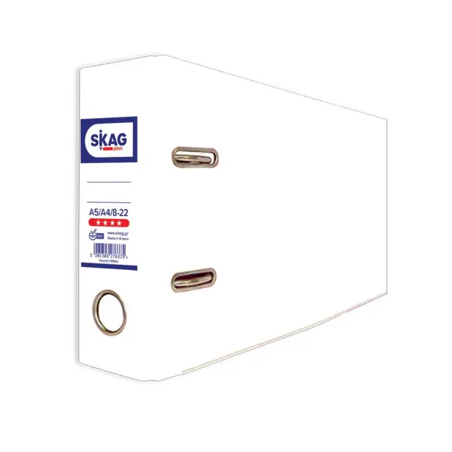 Κλασέρ με Μηχανισμό Skag Systems 8x22x28cm Λευκό