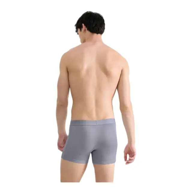 Sloggi Ανδρικό Boxer SLG Base Soft Trunk - Διπλό Πακέτο, Χρώμα Morandi Grey 3