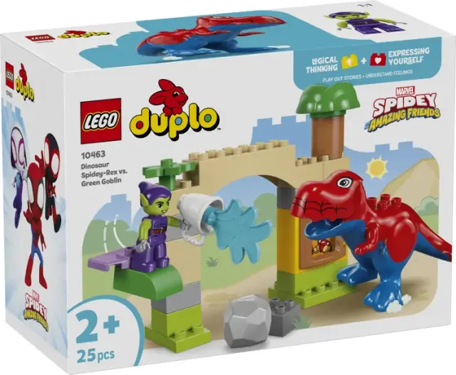 LEGO Duplo Spidey-Rex Dinosaur vs. Green Goblin για 2+ Ετών 25τμχ 2