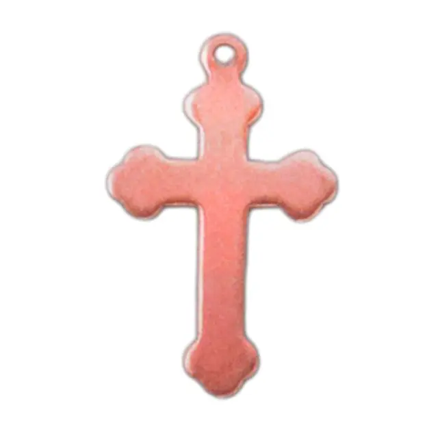 Χάλκινο Επίπεδο Σταυρουδάκι 13x21mm - 2τεμ