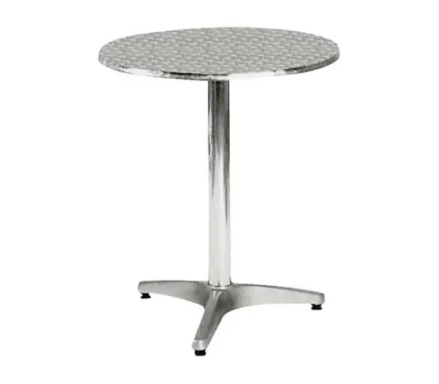 Τραπέζι PALMA Αλουμίνιο Silver D. 60 H.70cm