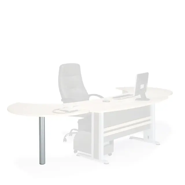 Πόδι Επέκτασης EXECUTIVE Ασημί Μέταλλο Υ72cm