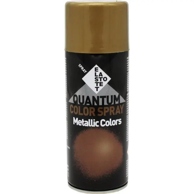 ΣΠΡΕΥ ΧΡΩΜΑΤ.ΜΕΤΑΛΛΙΚΟ QUANTUM COLOR ΧΡΥΣΑΦΙ ELASTOTET 400ml
