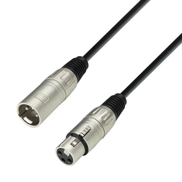 Adam Hall K3MMF0600 3Star Series Καλώδιο Μικροφώνου XLR(f) - XLR(m) 6m Μαύρο