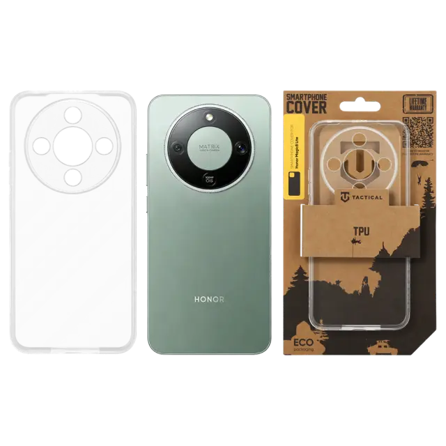 Tactical TPU Cover for Honor Magic8 Lite Transparent 3