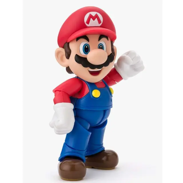 Tamashii Nations Super Mario S.H.Figuarts Mario Συλλεκτική Φιγούρα Δράσης 10cm με Αρθρώσεις, Super Mushroom, Κύβο Ερωτηματικού, Κέρμα + Βάση 2