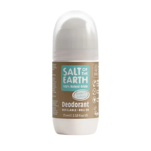 Ginger & Jasmine Refillable Roll-On Deodorant αποσμητικο 75ml