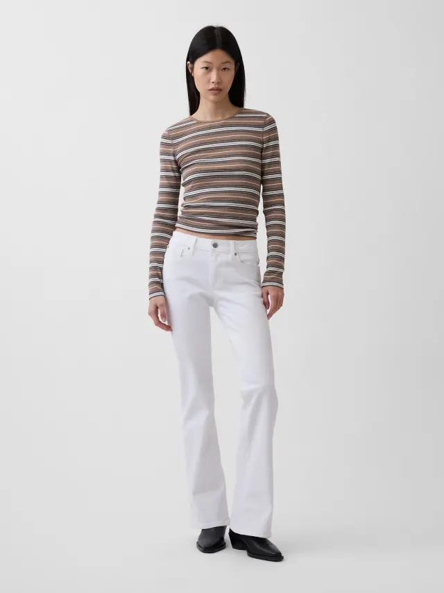 Γυναικείο Χαμηλόμεσο Τζιν Παντελόνι Long & Lean Fresh white