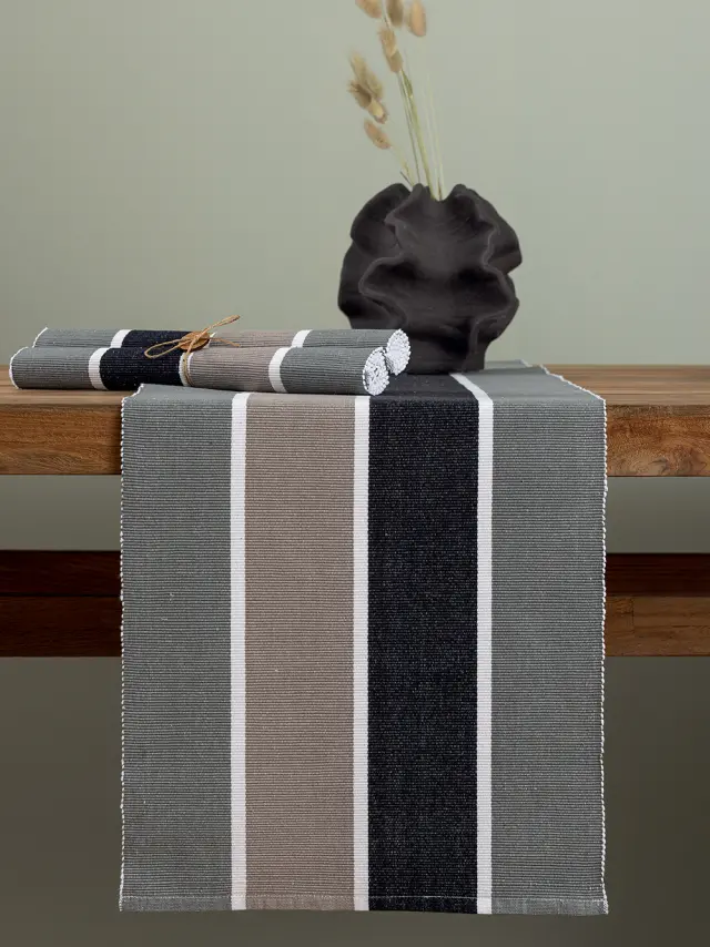 Ράνερ 35x140 Palamaiki MH1500 Grey 100% βαμβακερό