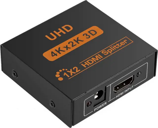MGLSW04 KAL 4K HDMI Splitter Διαχωριστής Σήματος Από 1 Είσοδο Σε 2 Εξόδους