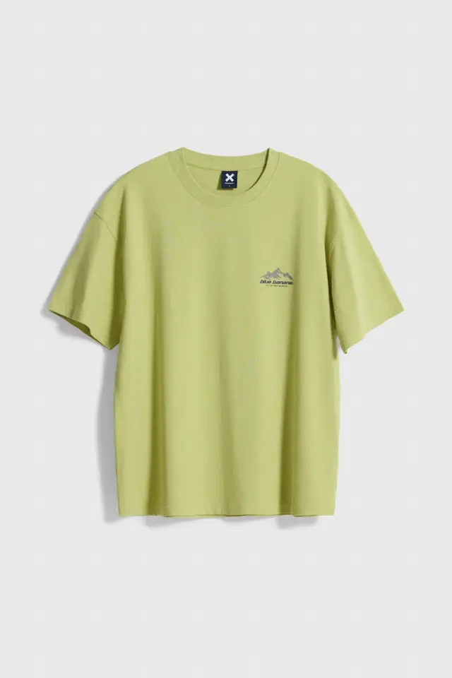 LIME GREEN PEAK TEE Lime 2