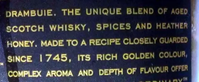 DRAMBUIE WHISKEY LIQUEUR 700ml 2