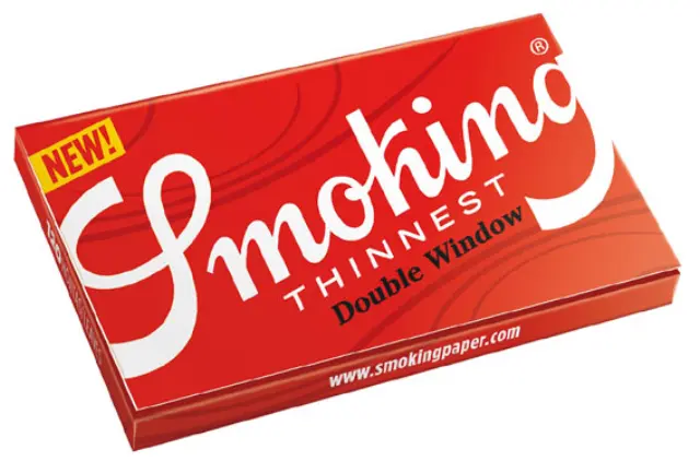 Smoking Χαρτάκια - Thinnest Red Regular Double 120φ.