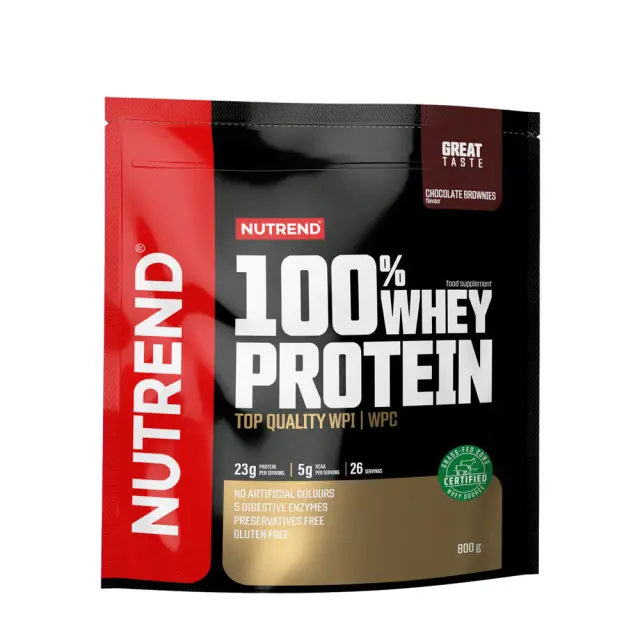 Nutrend 100% Whey Protein chocolate-brownie, 800-g