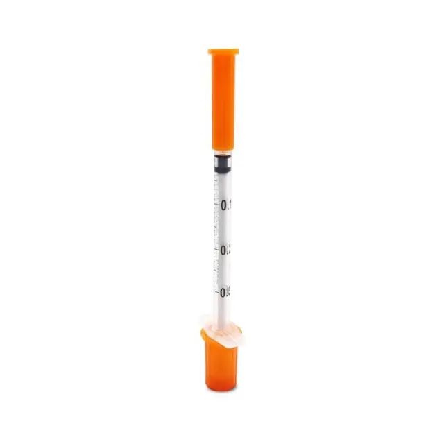 Σύριγγα Ινσουλίνης 0,3 ml (30U) με Σταθερή Βελόνα 30G, Serix (100 τεμ.) 2