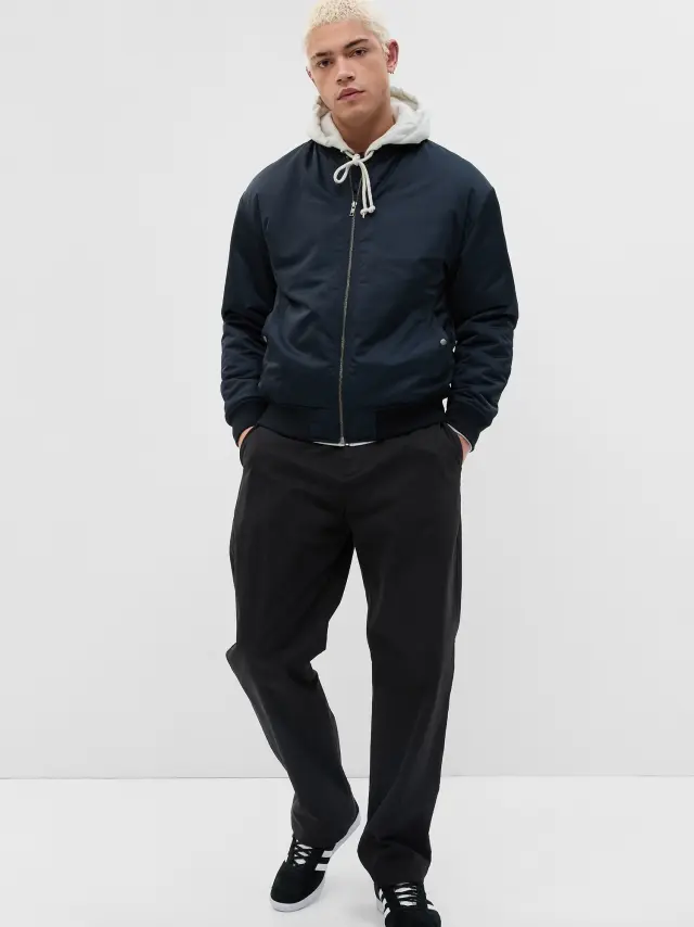 Μαύρο Modern Khakis σε 90s Loose Παντελόνι με Washwell Moonless night - 31X32