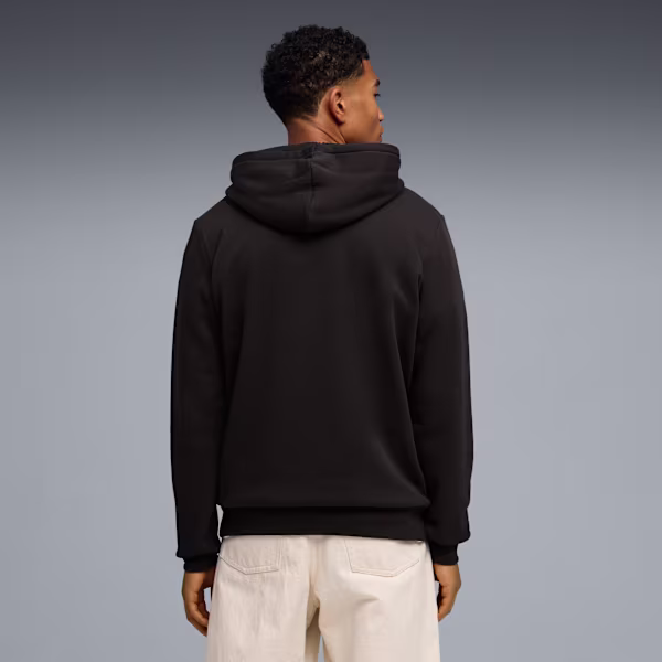 Puma Men's Essentials Small No1 Logo Centered Fleece Hoodie Μαύρο 692914-01 (Puma) - Small 2